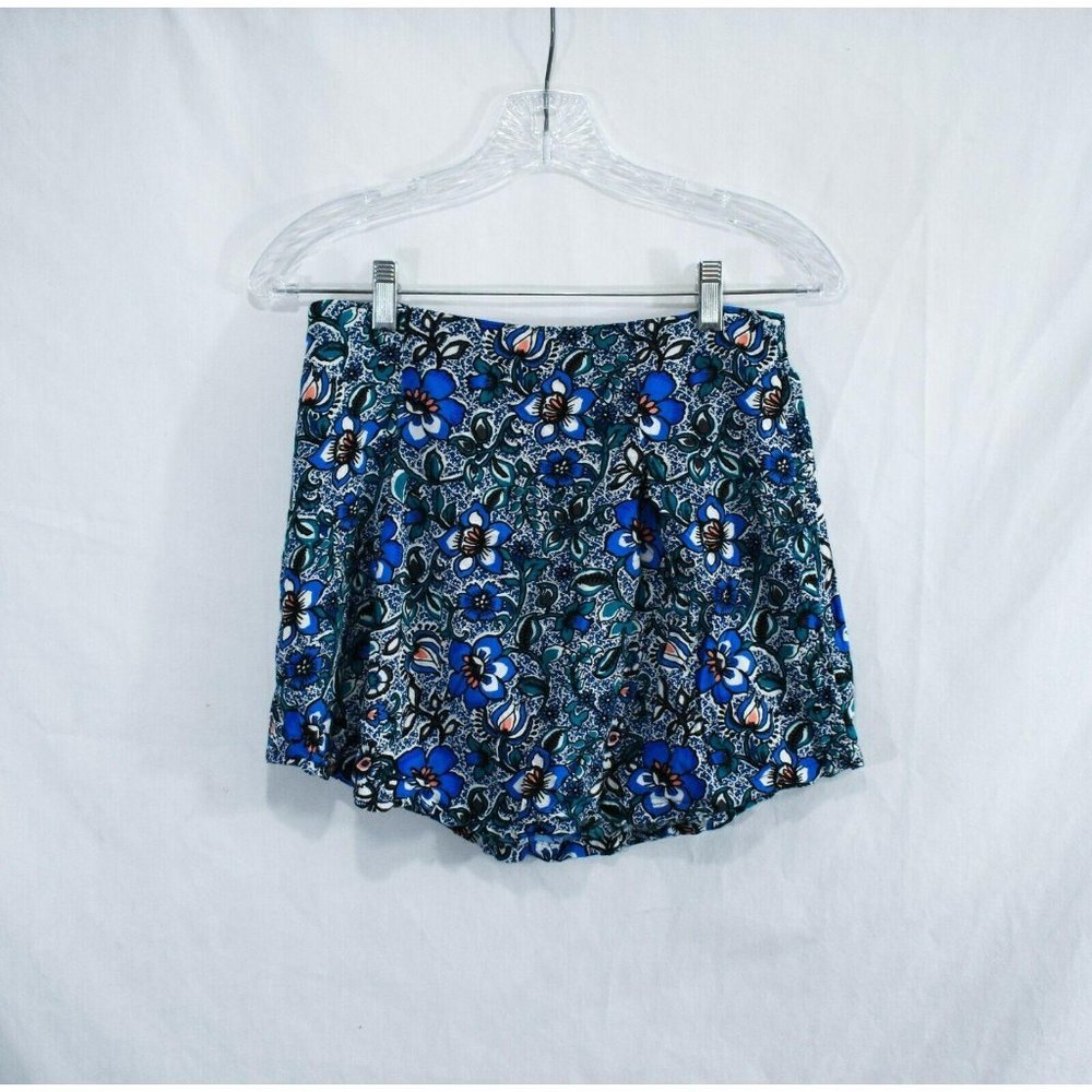 Express Women’s Size Small Blue / Black Floral Sko